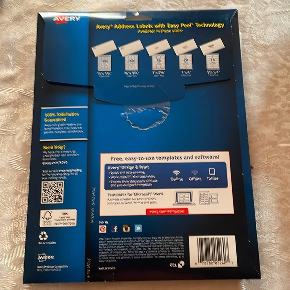 Preowned address labels 22 sheets